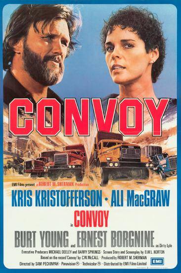 Convoy – Poster - Canvas Print - Wooden Hanging Scroll Frame - Royal ...