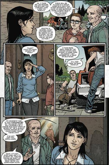 Locke And Key: Omega 2 - Comic Page With Panels – Poster - Canvas Print ...