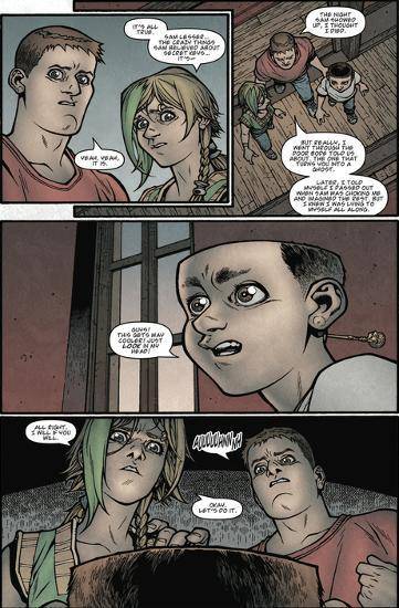 Locke And Key: Volume 2 - Comic Page With Panels – Poster - Canvas ...