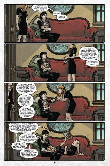 Locke And Key: Volume 6 - Comic Page With Panels – Poster - Canvas