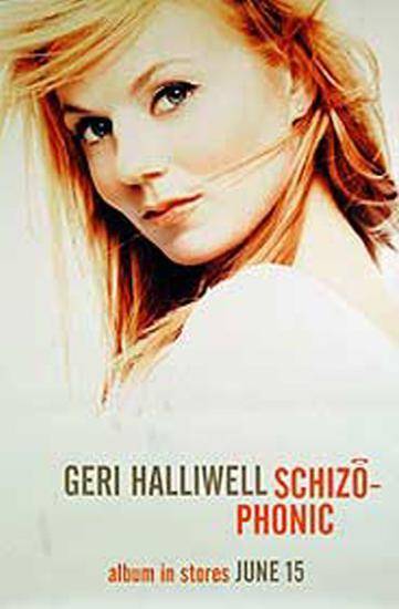 Geri Halliwell - Schizophonic – Poster - Canvas Print - Wooden Hanging ...