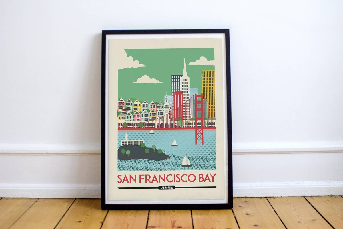 San Francisco Print - California Print - Usa - Travel – Poster - Canvas ...