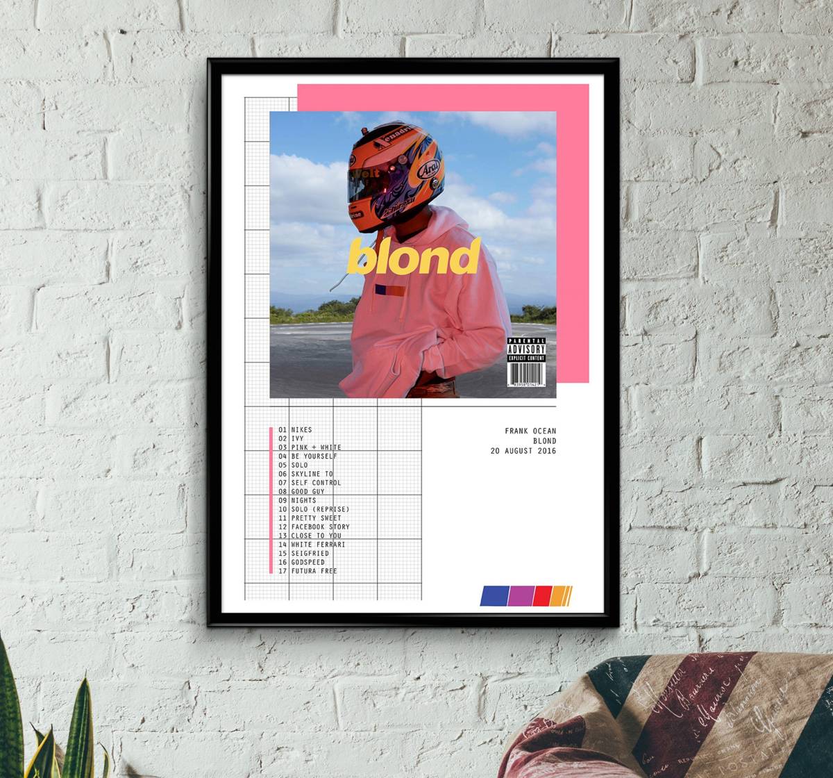 Frank Ocean Blond UK Import Poster 24 x 36 