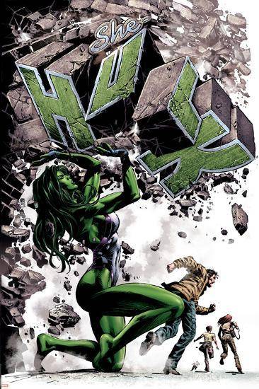 She Hulk No Cover She Hulk Poster Canvas Print Wooden Hanging Scroll Frame Royal