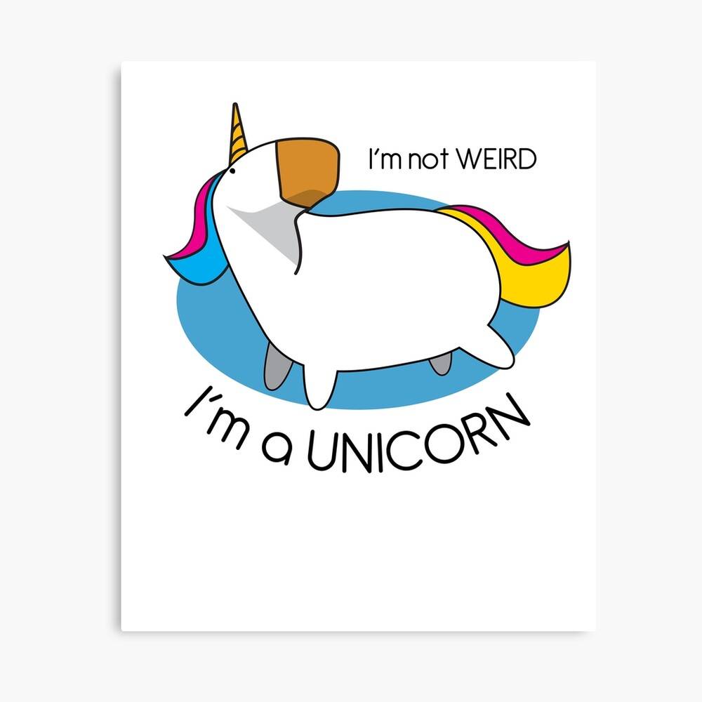 Unicorn Fable Mythical Mythical Creature – Poster - Canvas Print ...