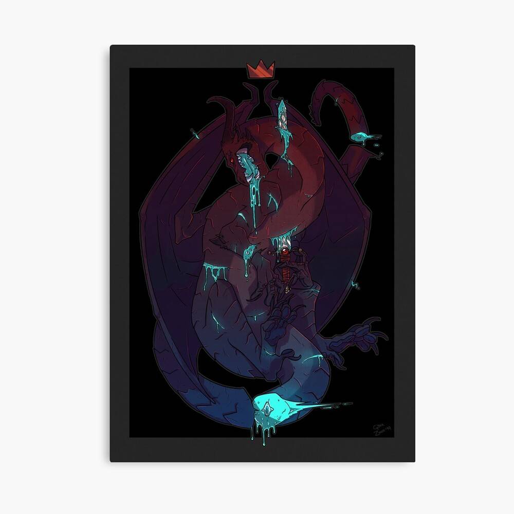 Unjust Judgement Dragon Dragons Kaiju Sword King – Poster - Canvas ...