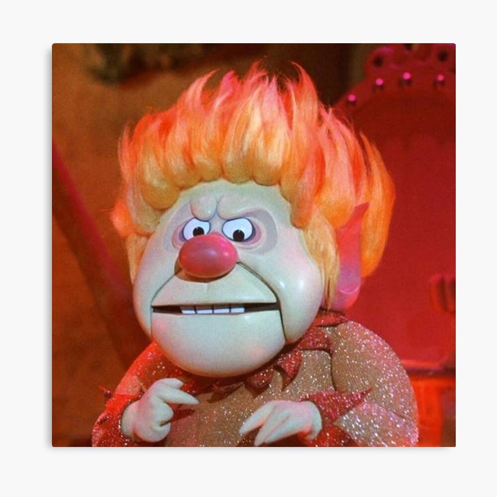 Heat Miser Freeze Miser Brothers Sibling – Poster - Canvas Print - Wooden H...