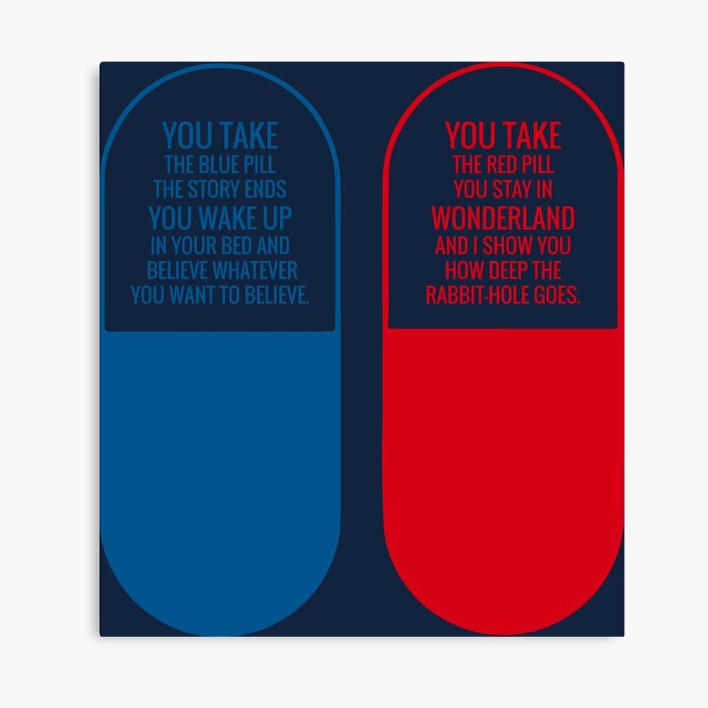 blue pill vs red pill matrix
