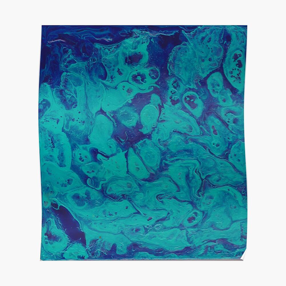 Spring Fluid Fluid Acrylic Acrylic Pour Fluid Painting Poster   Poster840x830f8f8f8 Pad1000x1000f8f8f8.u1 15286 