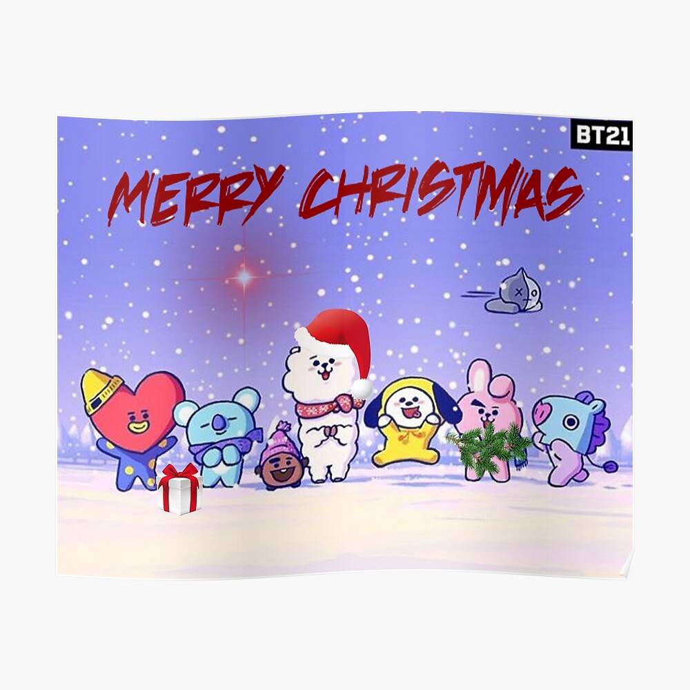  Bt21  Christmas  Christmas  Gift Merry Christmas  Bts Chimmy  