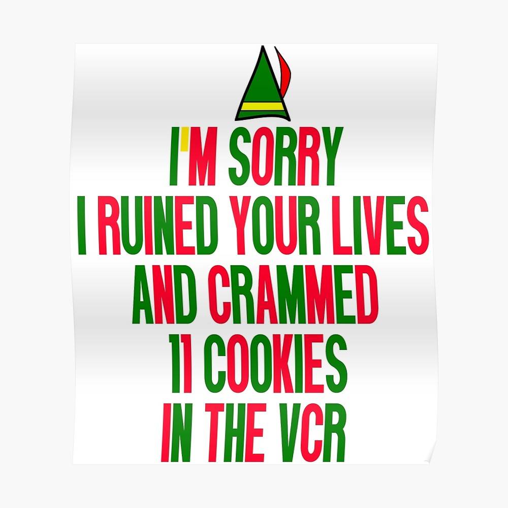 Elf Cookies In The Vcr Quote