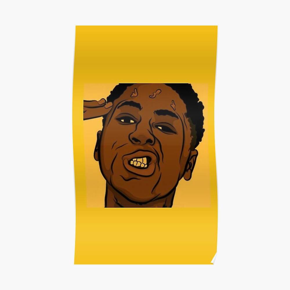 Nba Youngboy N B A Y – Poster - Canvas Print - Wooden Hanging Scroll ...