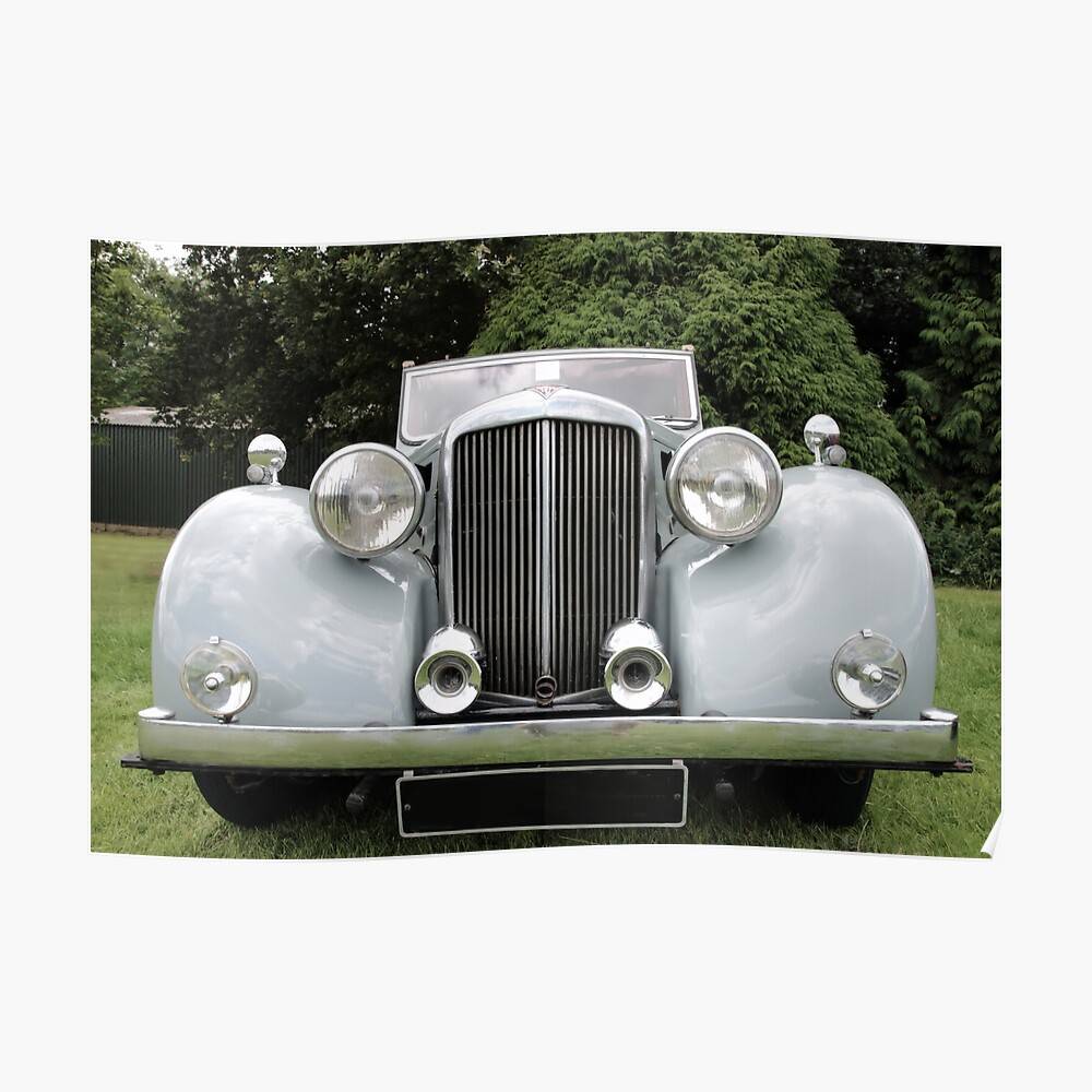 Alvis Vintage Alvis Sports Car – Poster - Canvas Print - Wooden Hanging ...