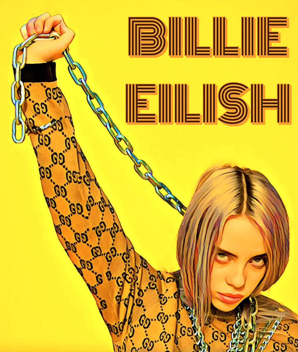 Billie – Poster - Canvas Print - Wooden Hanging Scroll Frame - Royal ...