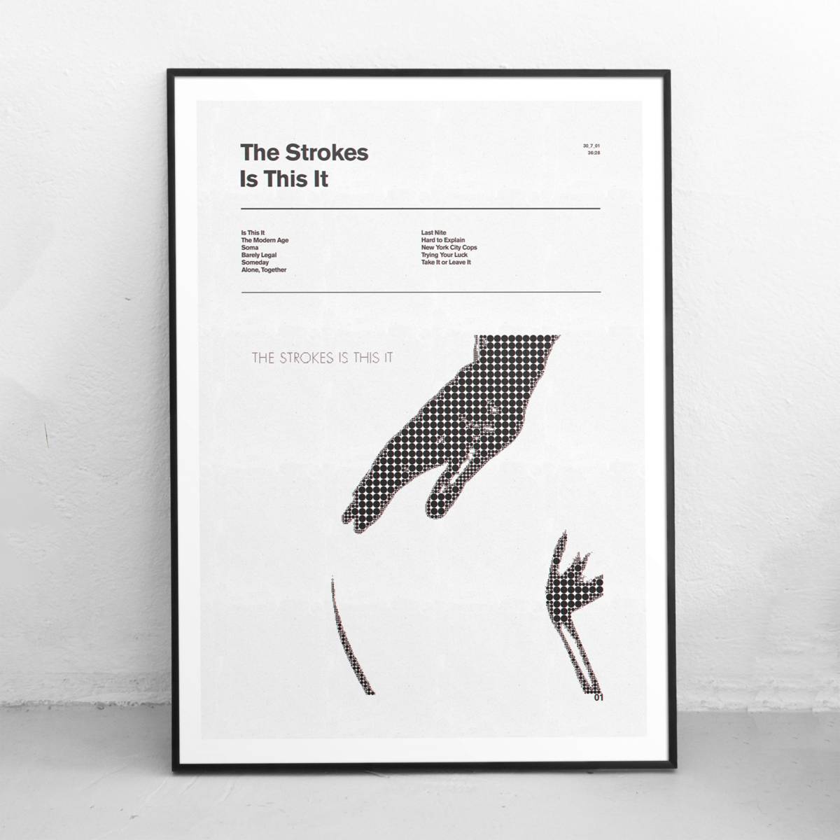 The Strokes Is This It - The Strokes Album Print - Graphic Design