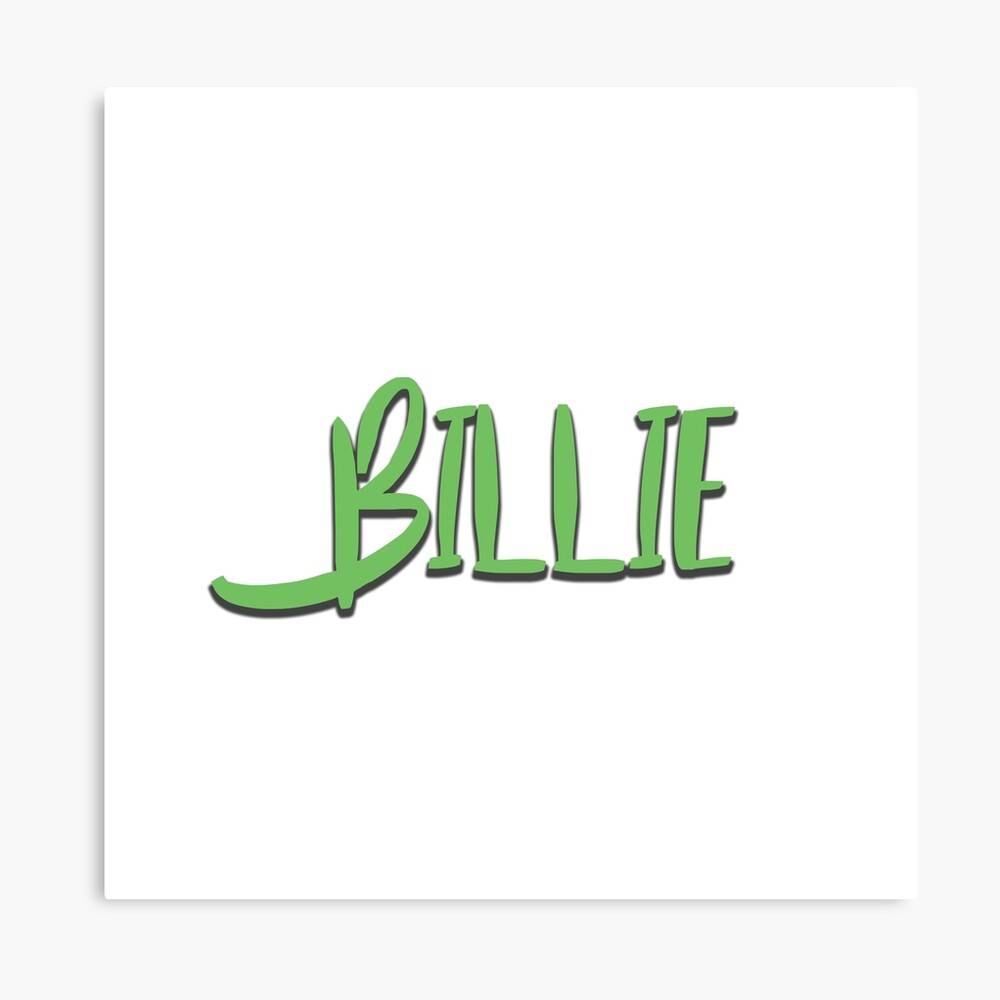 Billie Eilish Sticker Cut Out – Poster - Canvas Print - Wooden Hanging ...