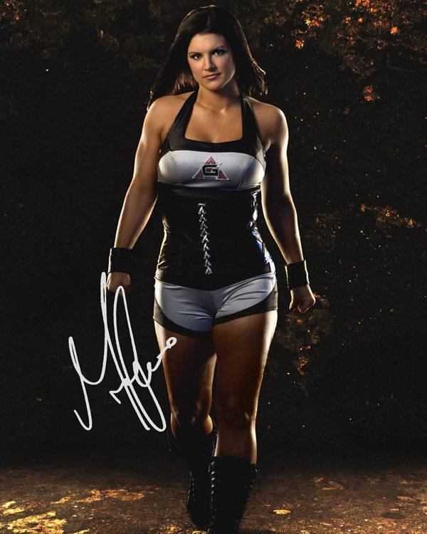 Gina Carano Strikeforce Mma Ufc Signed Movie Photo Poster Canvas