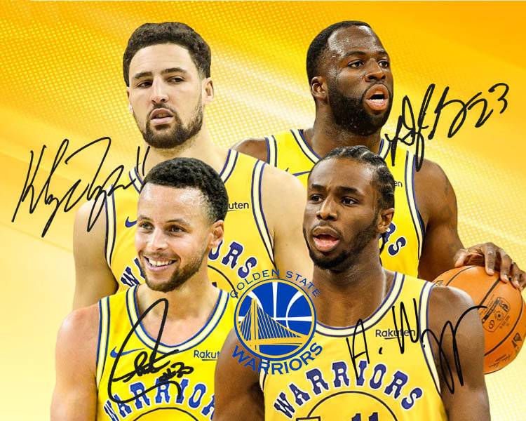 Stephen Curry Back Signed Golden State Warriors 2020 Home Jersey